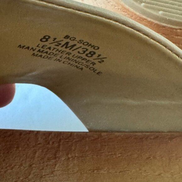 BCBGeneration 'Soho' Slide Sandal Warm Sand Natural Beige 8.5 - Picture 10 of 11